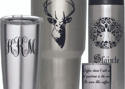 Laser metal cups