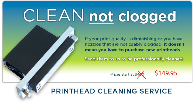 Print head cleaning service